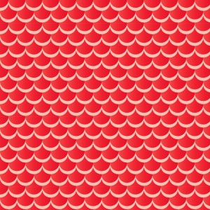 RED MERMAID PATTERN